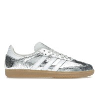 Женские кроссовки adidas Samba OG Silver Metallic Cracked Leather (W)