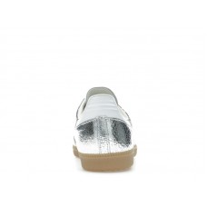 Женские adidas Samba OG Silver Metallic Cracked Leather (W)