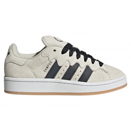 adidas Campus 00s Camp Alumina Core Black Cloud White (GS) - подростковая сетка размеров