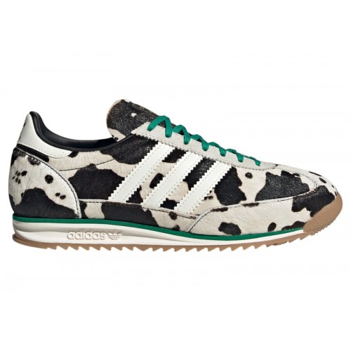 Кроссы adidas SL 72 OG Cow Print Black White (W) - женская сетка размеров