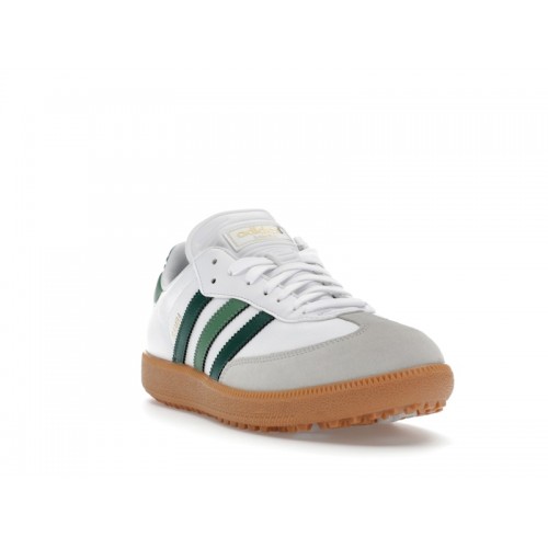 Кроссы adidas Samba Golf Malbon White Green - мужская сетка размеров