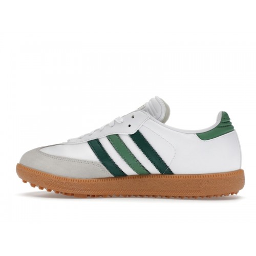 Кроссы adidas Samba Golf Malbon White Green - мужская сетка размеров