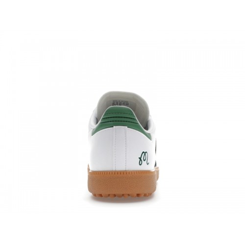 Кроссы adidas Samba Golf Malbon White Green - мужская сетка размеров