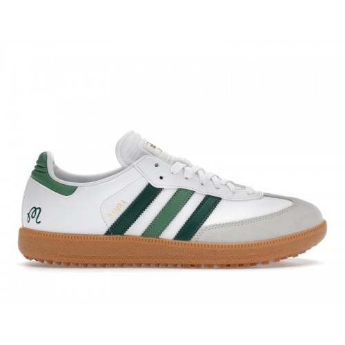 Кроссы adidas Samba Golf Malbon White Green - мужская сетка размеров