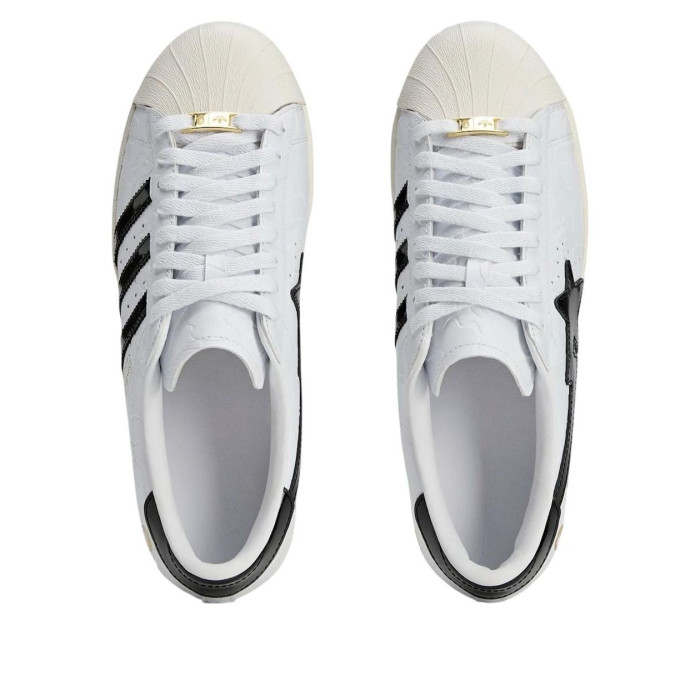 BAPE x adidas Superstar Vintage White Black - мужская сетка размеров BAPE x adidas Superstar Vintage White Black - мужская сетка размеров
