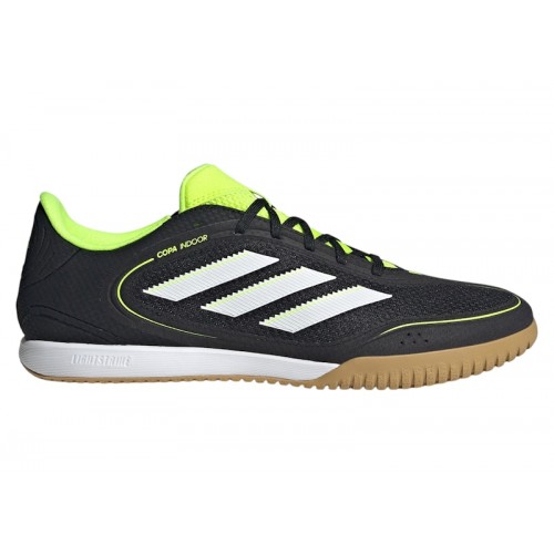 adidas Copa Court League Indoor Core Black Cloud White Lucid Lemon - мужская сетка размеров