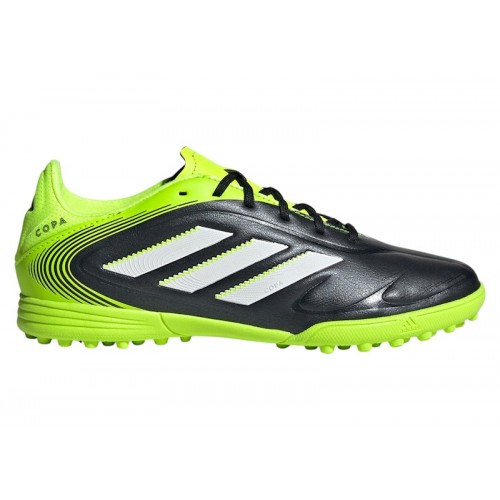 adidas Copa Pure 3 League TF Core Black Cloud White Lucid Lemon (GS) - подростковая сетка размеров