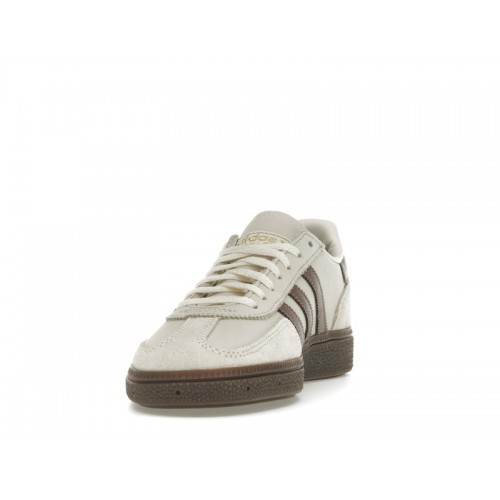 Кроссы adidas Handball Spezial Brown Cream White (W) - женская сетка размеров