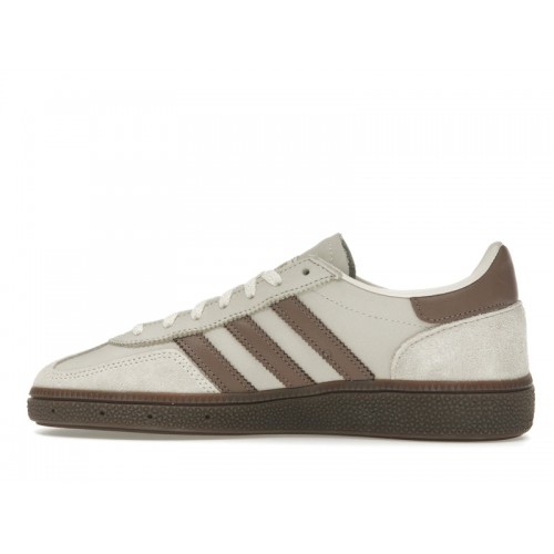 Кроссы adidas Handball Spezial Brown Cream White (W) - женская сетка размеров