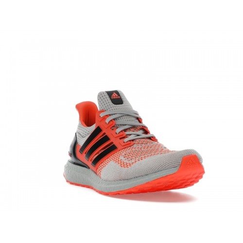 adidas Ultra Boost 1.0 Core Black Impact Orange Grey Two - мужская сетка размеров