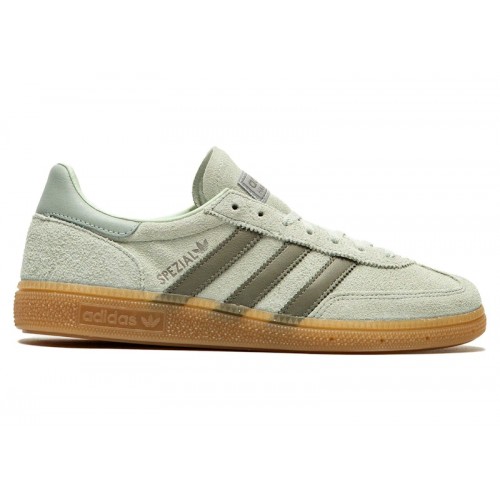 adidas Handball Spezial Linen Green Silver (W) - женская сетка размеров
