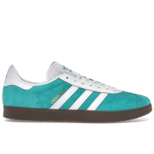 adidas Gazelle Liverpool FC Third Kit Sea Green - мужская сетка размеров