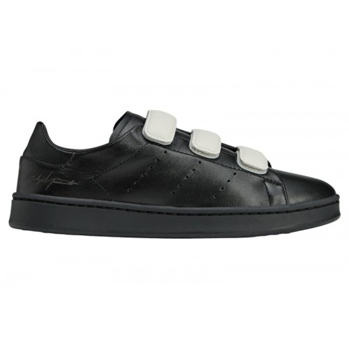 Кроссы adidas Y-3 Stan Smith Velcro Black Orbit Grey - мужская сетка размеров