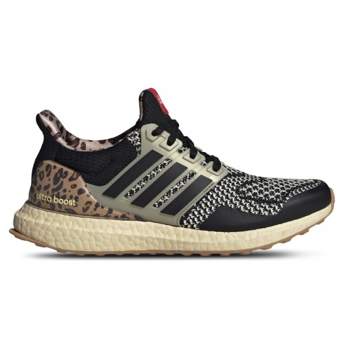Кроссы adidas Ultra Boost 1.0 Core Black Leopard (W) - женская сетка размеров