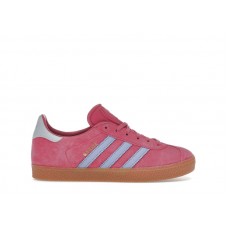 Подростковые adidas Gazelle Shock Pink Blue Spark Halo Blue (GS)
