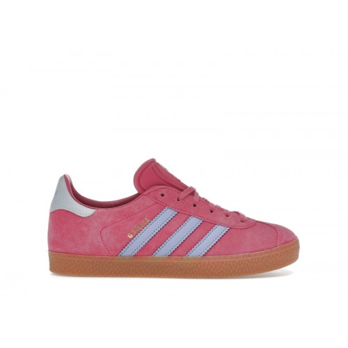 adidas Gazelle Shock Pink Blue Spark Halo Blue (GS) - подростковая сетка размеров