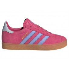 Детские adidas Gazelle Shock Pink Blue Spark Halo Blue (PS)