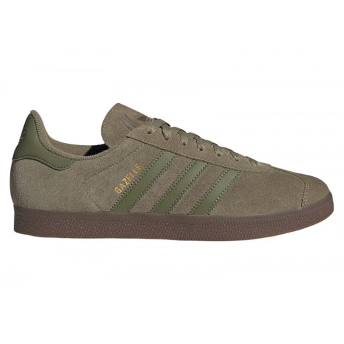 adidas Gazelle Orbit Green Focus Olive Gold Metallic - мужская сетка размеров