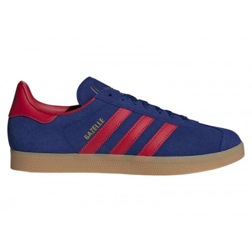 adidas Gazelle Victory Blue Team Victory Red Gum - мужская сетка размеров