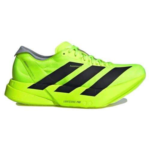 Кроссы adidas Adizero Adios Pro 4 Lucid Lemon Black (W) - женская сетка размеров