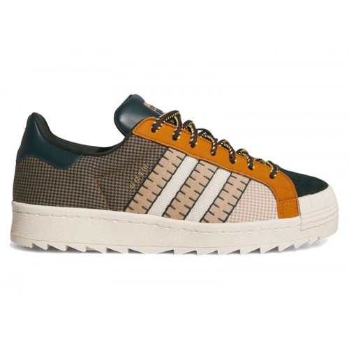 adidas Superstar CLOT Patchwork Worn Sand - мужская сетка размеров