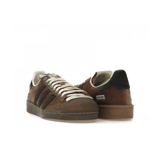 Кроссы adidas Superstar Song for the Mute Brown Black - мужская сетка размеров