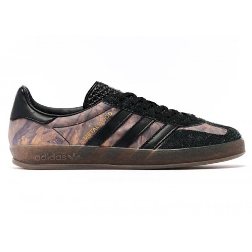 Кроссы adidas Gazelle Indoor Metalwood Studio - мужская сетка размеров