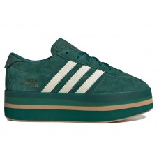 Женские кроссовки adidas Gazelle Stack Collegiate Green Cream White (W)