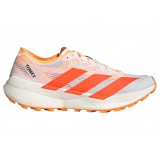 Женские adidas Terrex Agravic Speed 2 Trail White Impact Orange Lucid Tangerine (W)