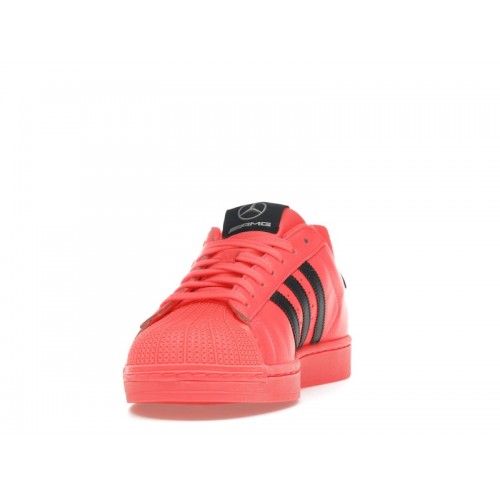 adidas Superstar Mercedes-AMG Petronas Formula One Team Turbo Black - мужская сетка размеров