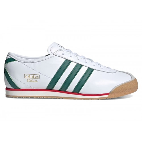adidas Italia 70s White Collegiate Green Gum - мужская сетка размеров