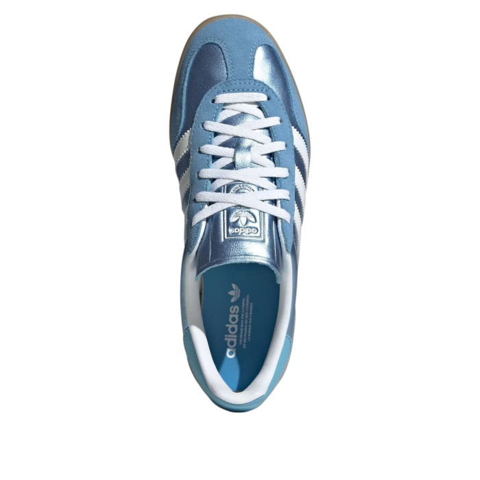 adidas Wmns Gazelle Indoor Blue Metallic Gum - женская сетка размеров adidas Wmns Gazelle Indoor Blue Metallic Gum - женская сетка размеров