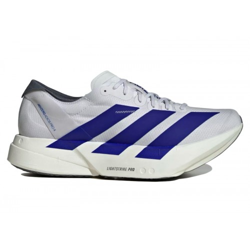 Кроссы adidas Adizero Adios Pro 4 Lucid Blue Dash Grey Onix - мужская сетка размеров