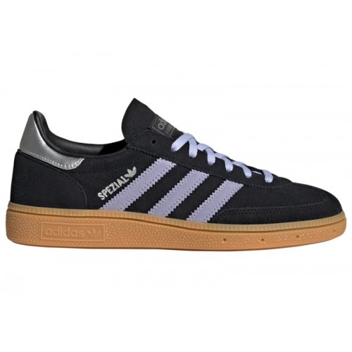 Кроссы adidas Handball Spezial Black Light Violet (W) - женская сетка размеров