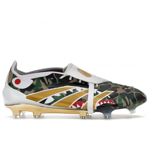 adidas Predator Elite Foldover Tongue FG Bape Green Camo - мужская сетка размеров