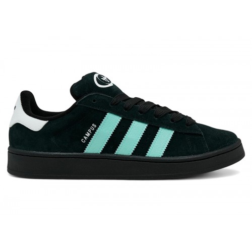 adidas Campus 00s Black Flash Aqua White - мужская сетка размеров
