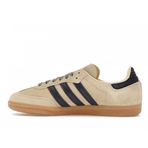 Кроссы adidas Samba OG Warm Vanilla Night Indigo - мужская сетка размеров