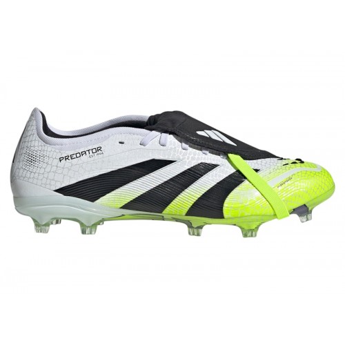 adidas Predator Pro Fold-Over Tongue FG Cloud White Core Black Lucid Lemon - мужская сетка размеров