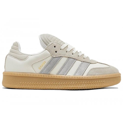 Кроссы adidas Samba XLG Off White Grey Gum (GS) - подростковая сетка размеров