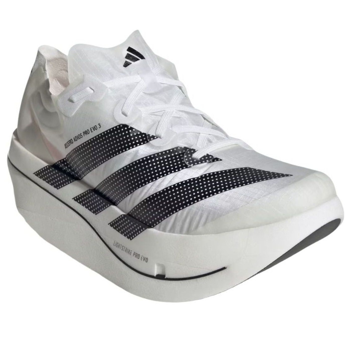 adidas Adizero Adios Pro Evo 3 Cloud White Core Black Solar Turbo - мужская сетка размеров adidas Adizero Adios Pro Evo 3 Cloud White Core Black Solar Turbo - мужская сетка размеров