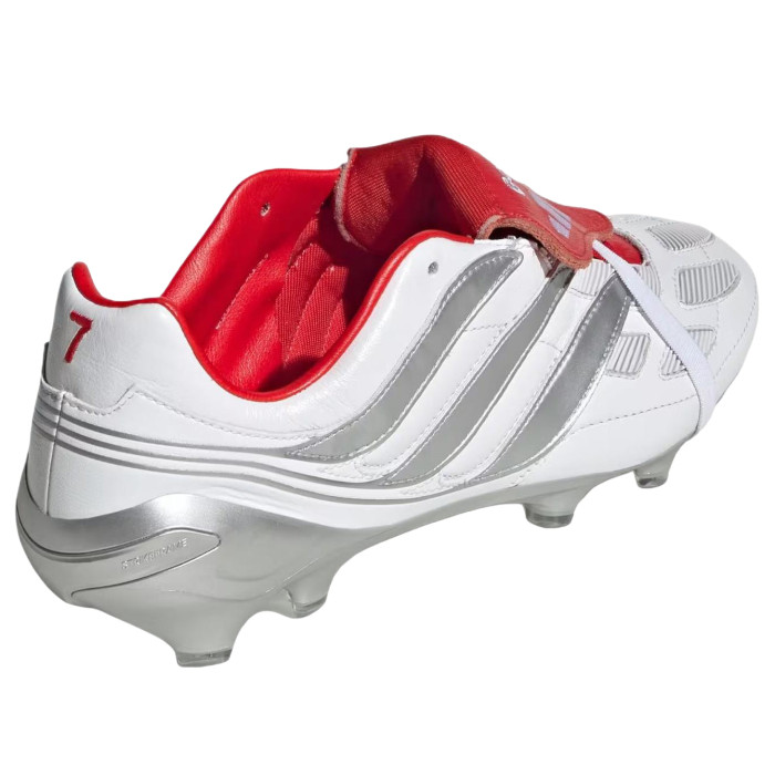 adidas Predator Precision FG David Beckham White Silver Metallic Vivid Red - мужская сетка размеров adidas Predator Precision FG David Beckham White Silver Metallic Vivid Red - мужская сетка размеров