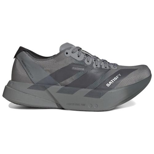 SATISFY x adidas Adizero Adios Pro 4 Grey Black - мужская сетка размеров
