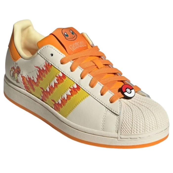 Pokémon x adidas Superstar Charmander - мужская сетка размеров Pokémon x adidas Superstar Charmander - мужская сетка размеров