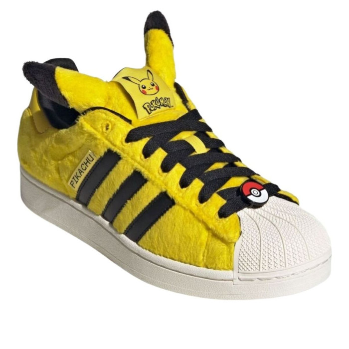 Pokémon x adidas Superstar Pikachu - мужская сетка размеров Pokémon x adidas Superstar Pikachu - мужская сетка размеров