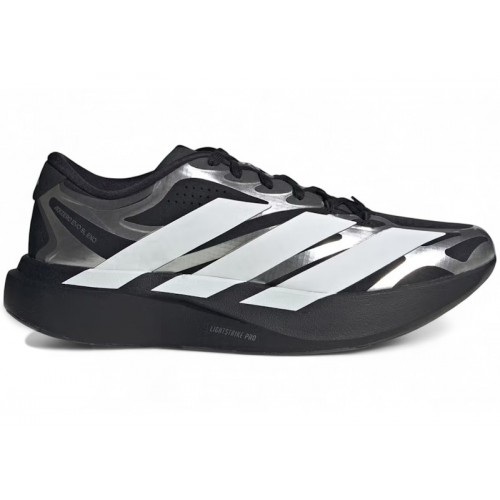 adidas Adizero EVO SL EXO Black White Silver - мужская сетка размеров