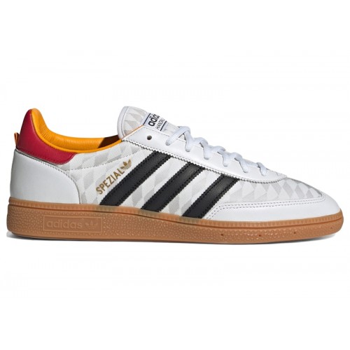 adidas Handball Spezial White Black Bold Red - мужская сетка размеров