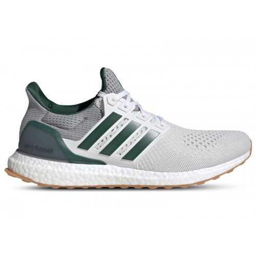 adidas Ultraboost 1.0 Crystal White Collegiate Green - мужская сетка размеров