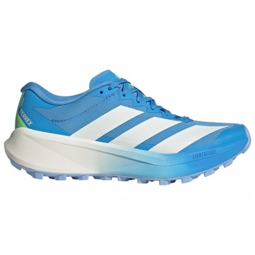 adidas Terrex Agravic 4 Trail Blue Burst Off White Lime (W) - женская сетка размеров