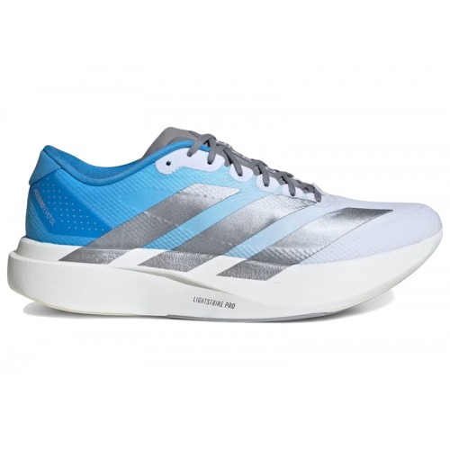 adidas Adizero Evo SL Cloud White Blue - мужская сетка размеров