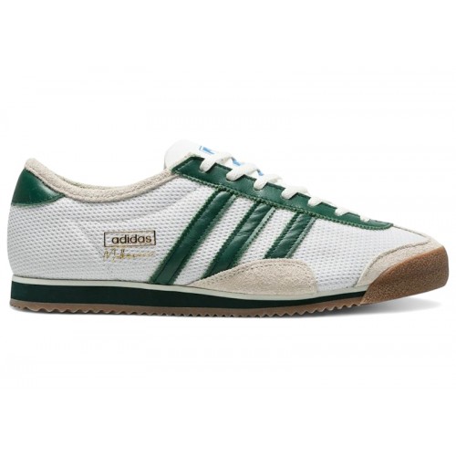 adidas Melbourne Up There White Dark Green - мужская сетка размеров